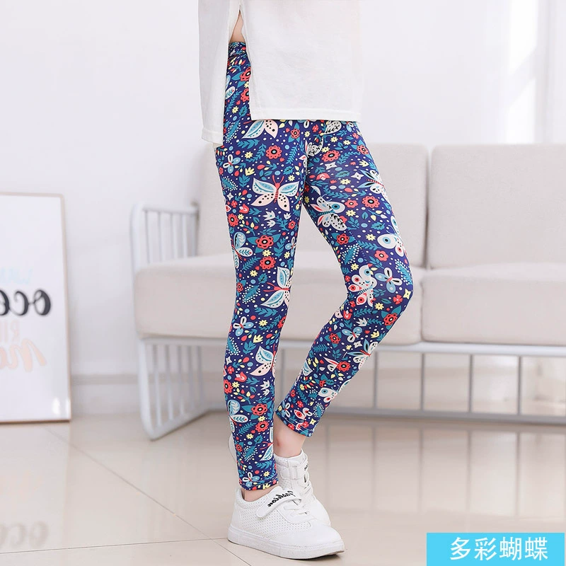 Autumn leggings trousers, Korean style, teenagers, printed patterns, multiple heights