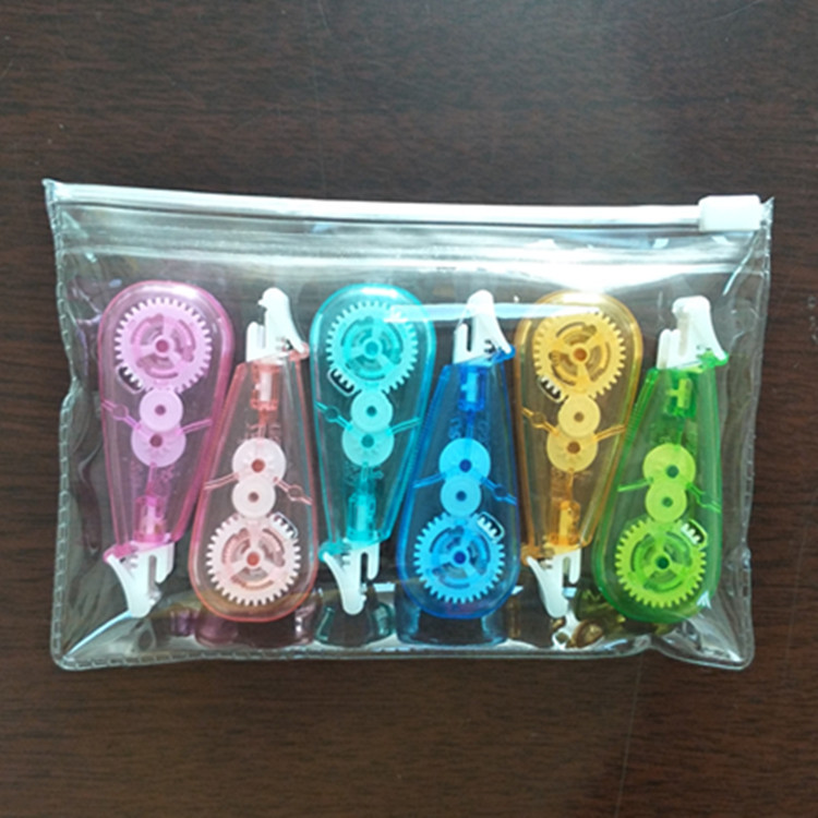 透明PVC拉链袋学生文具包装袋笔袋PVC饰品袋塑料EVA捏捏乐拉边袋