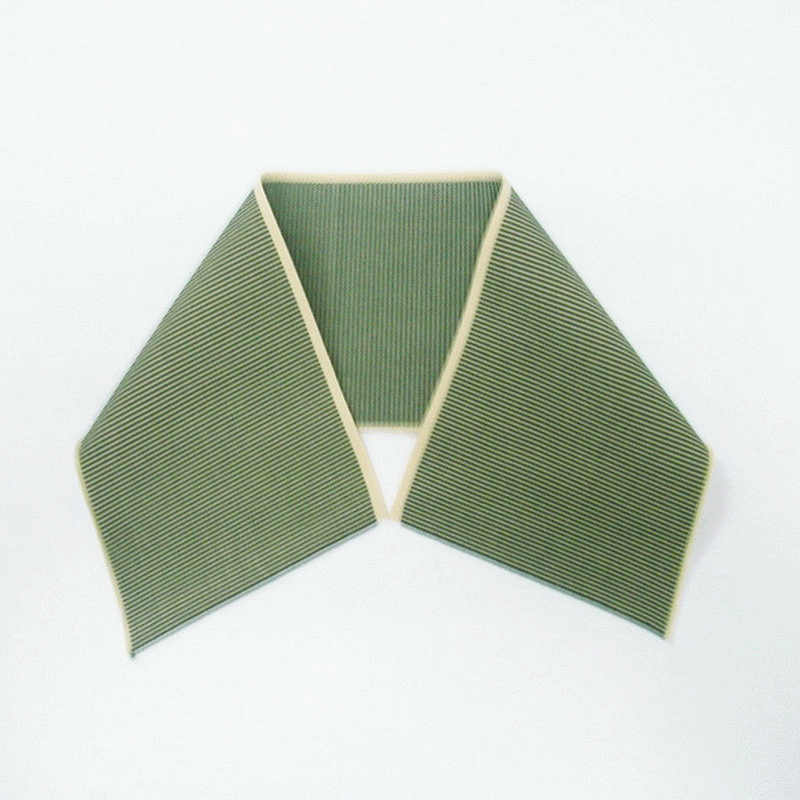 罗纹针织布衣领 螺纹提花领 提花双面领 袖口下摆服装辅料厂E18