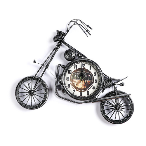 American iron motorcycle clock wall decoration wall hanging wall decoration pendant wall decoration hanging clothing store decoration