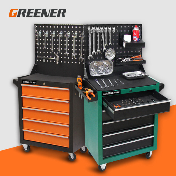 Green Forest 57 drawer Auto Repair Tool Moving Tool Cabinet Driver…