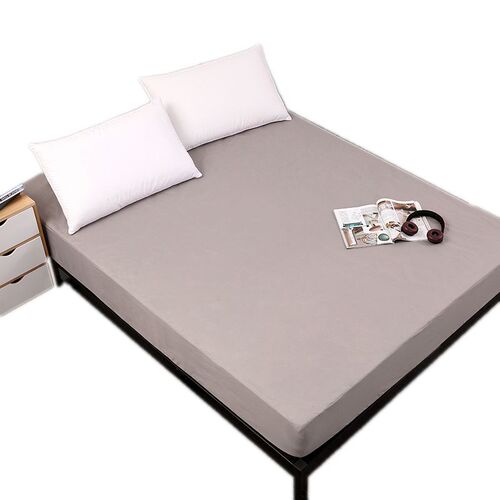 Taiwanese shrimp pure color waterproof bed sheet Shopee diaper bed cover non-leak clean pad anti-slip mattress protector