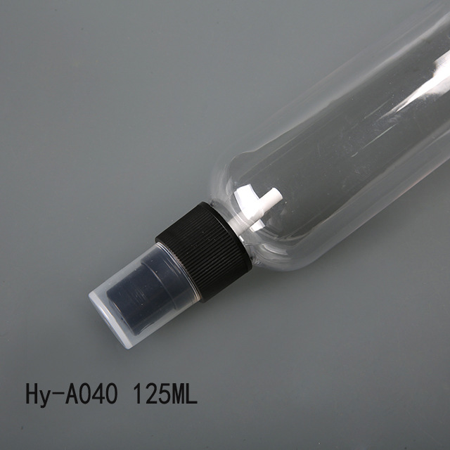 125ML PET 透明喷雾瓶 塑料瓶 圆柱瓶