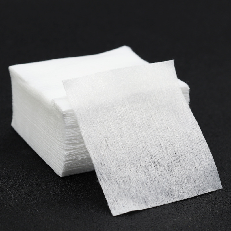 Tatuaje bordado removedor de maquillaje de algodón hoja de algodón semi-permanente 1200 piezas bolsa grande para salón de belleza desechable lavado de uñas algodón fino