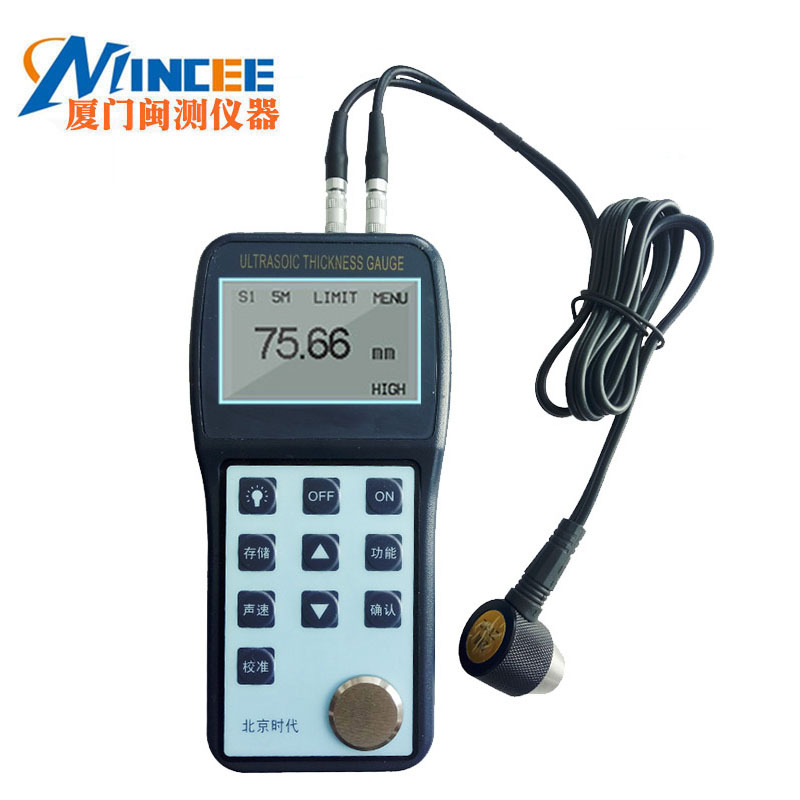 北京时代TT340超声波测厚仪铸铁用型 玻璃塑料陶瓷厚度测量仪