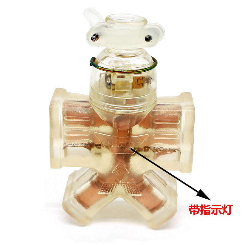 信达泰10孔带灯透明地拖插座 可夜用工程地拖插座带指示灯效果