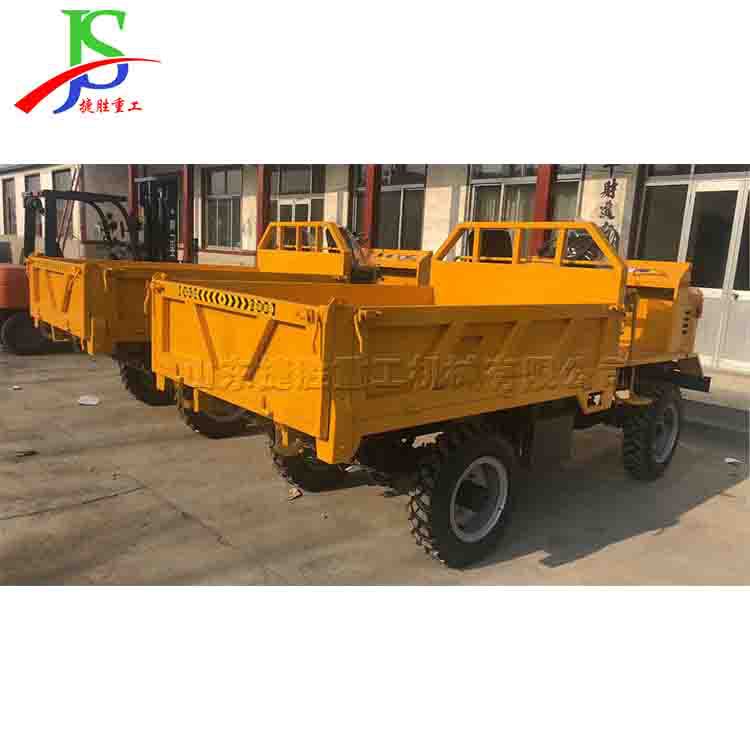 捷胜牌 25马力四驱农用四轮拖拉机 液压自卸双座位装卸车 拉运车