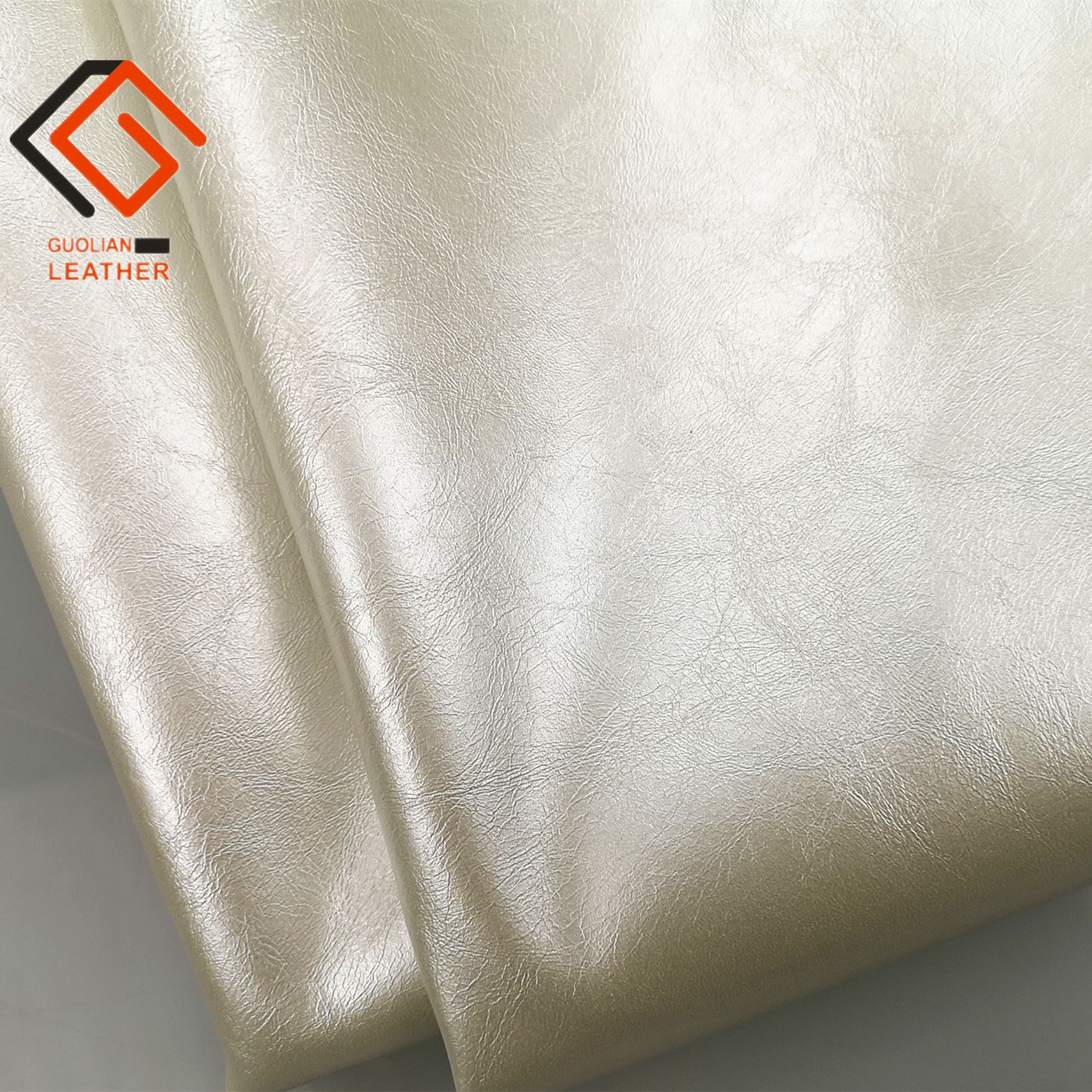 厂家直销半pu珠光油蜡皮亮面皮料沙发软包座椅装饰手袋箱包面料