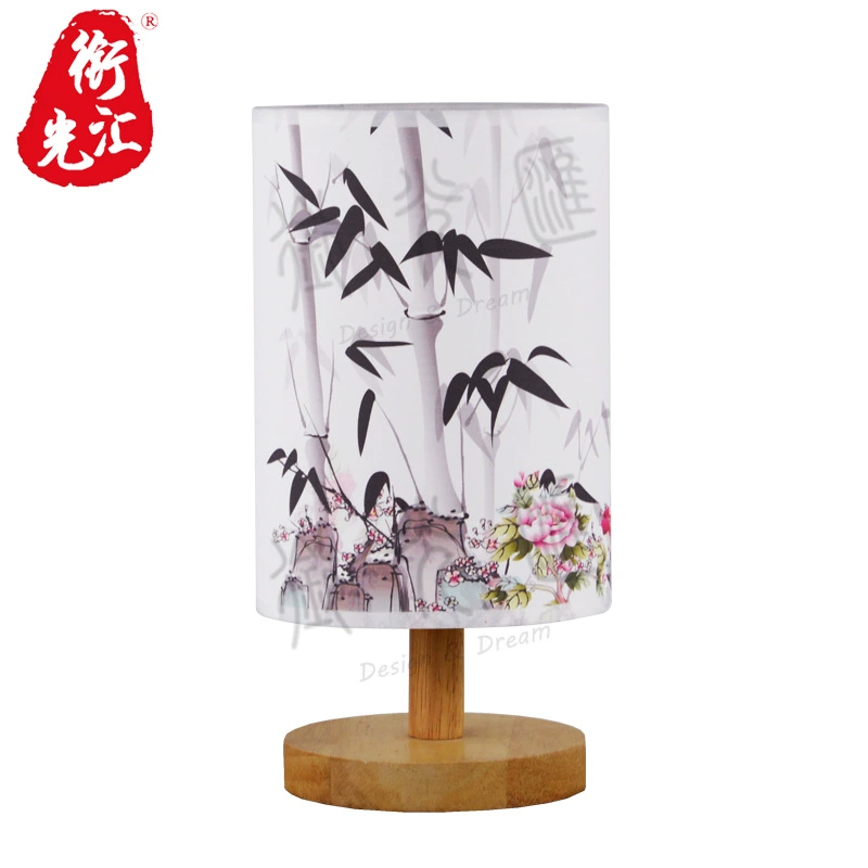 Table Lamp (Gubat) — Handmade Embossed Dried Flower Shade, USB/Plug, Warm Light