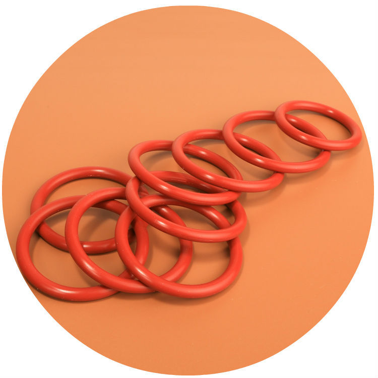 现货耐高温O型圈 环保防水防油防漏密封圈 红色硅胶密封圈 硅胶圈