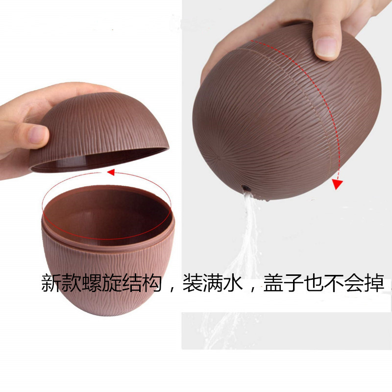 52g weighted Hawaiian party decoration coconut cup