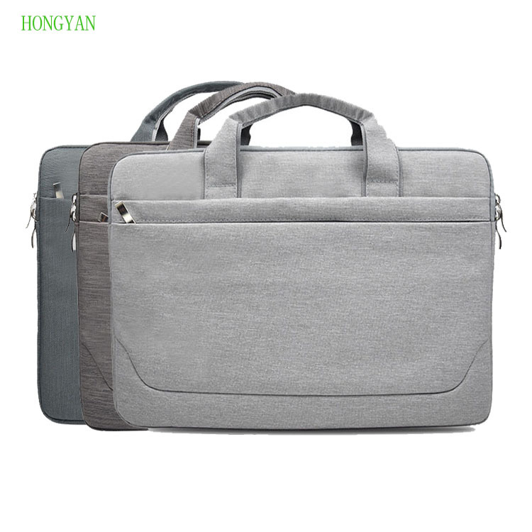 2021 Business Document Bag, Neutral Computer Bag, Solid Color Oxford Cloth Stitched Handbag, Lightweight and Wear-Resistant