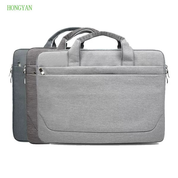2021 Business Document Bag, Neutral Computer Bag, Solid Color Oxford Cloth Stitched Handbag, Lightweight and Wear-Resistant