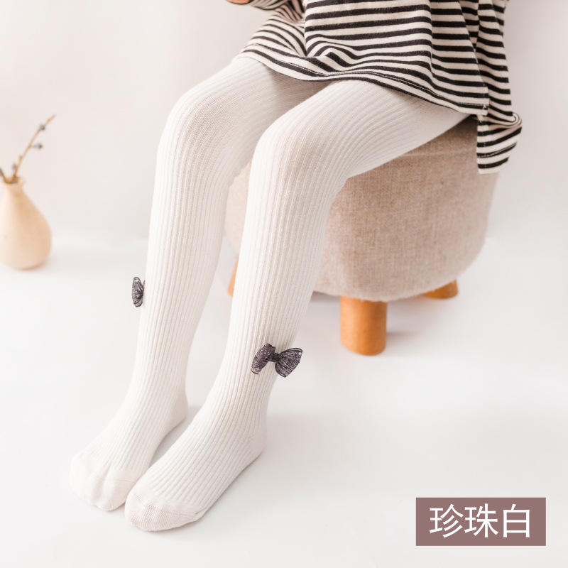 Chenggongfang nuevo nudo mariposa brillante pantimedias DE LOS NIÑOS polainas de las niñas calcetines de los niños fábrica al por mayor