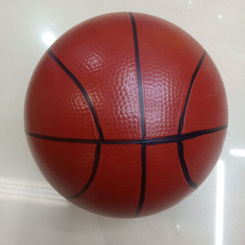 25cm加厚划线PVC篮球促销礼品大号皮球儿童充气玩具足球拍拍球