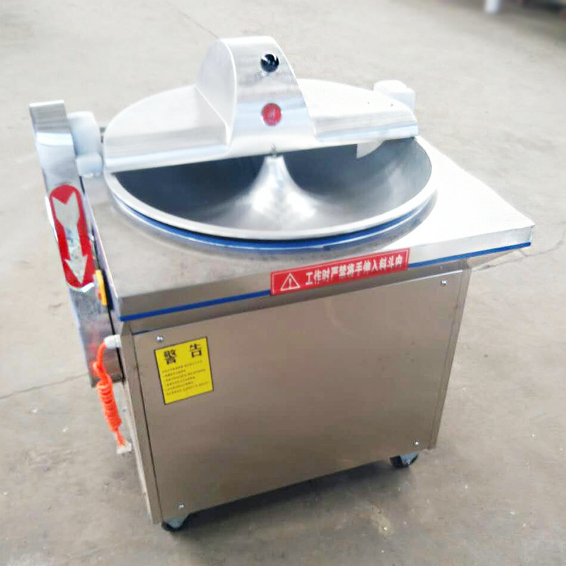 新款盆式切馅机商用自动30盆式多功能不锈钢刹菜机切肉碎馅菜机器