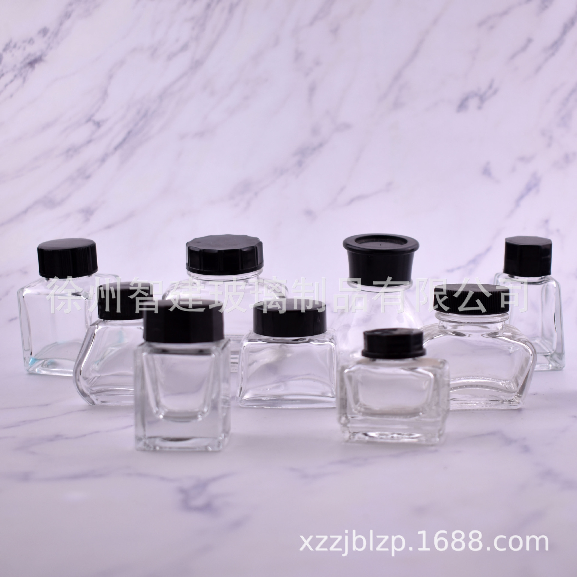 现货出售15ml墨水瓶 墨水瓶染色墨水瓶玻璃瓶子墨水分装瓶