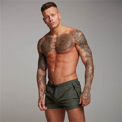Men's shorts, beach pants, fashionable European and American sports shorts, quick-drying running pants, summer casual pants for men