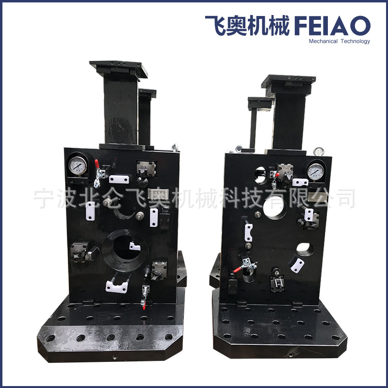 变速箱体 水冷壳体 液压夹具  卧加工装  四轴夹具非标定 制