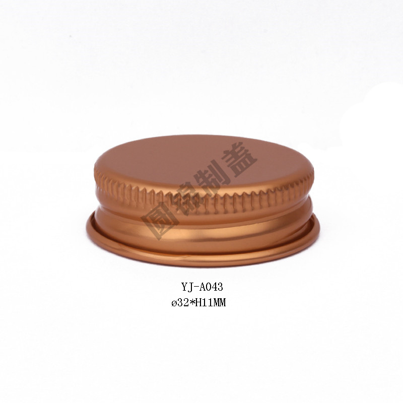 瓶盖批发 螺纹铝盖 直径32 支持定 做铝制瓶盖批发