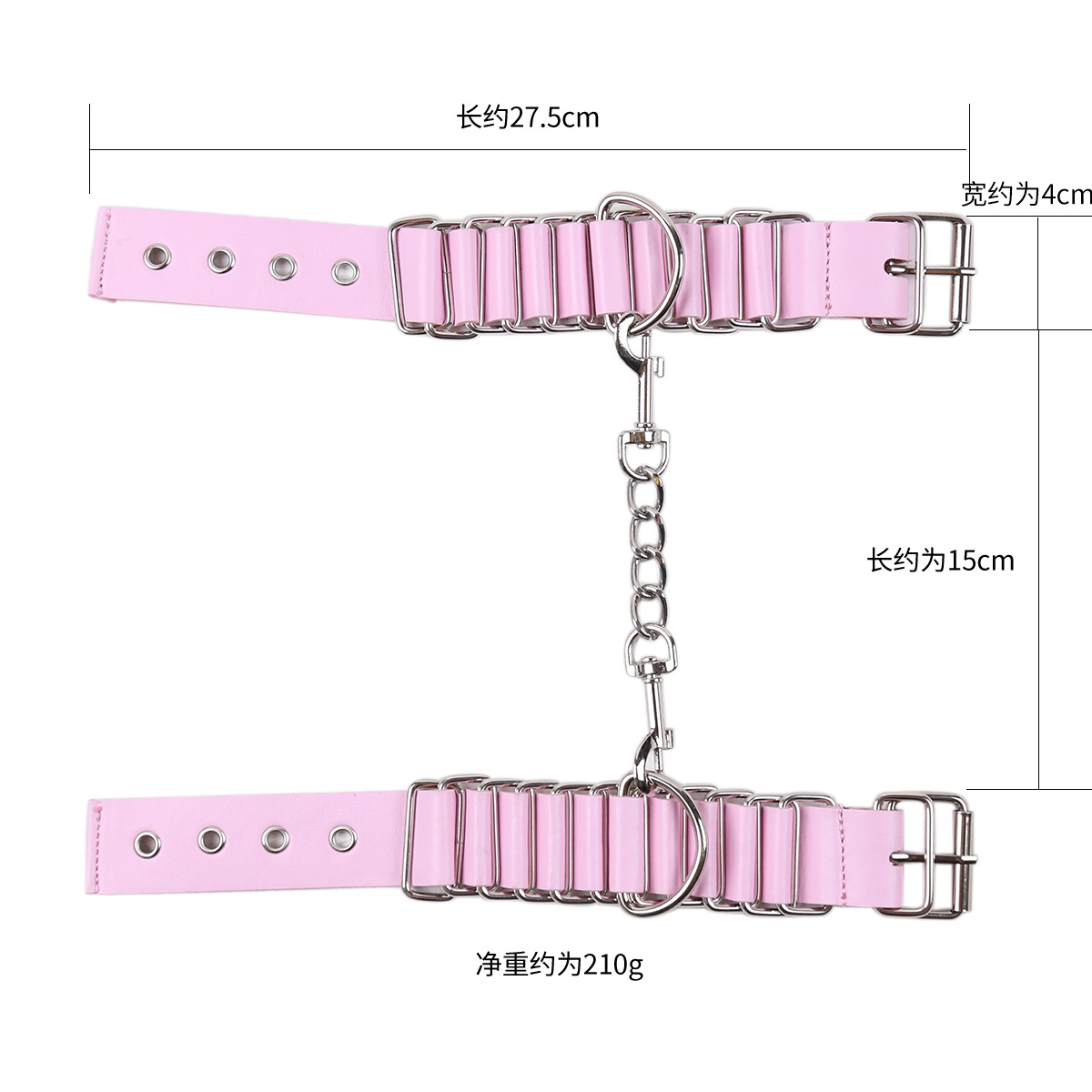 Tienda de fábrica al por mayor juguetes sexuales de metal esposas tobillera pulsera de encuadernación juguetes alternativos flirting accesorios de rendimiento image 4