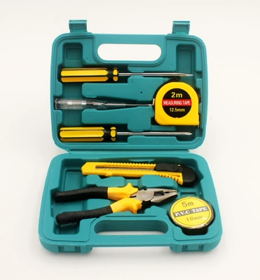 Hardware Tool Box Set, Repair kit - simple-version-small-8-piece-set-8008g