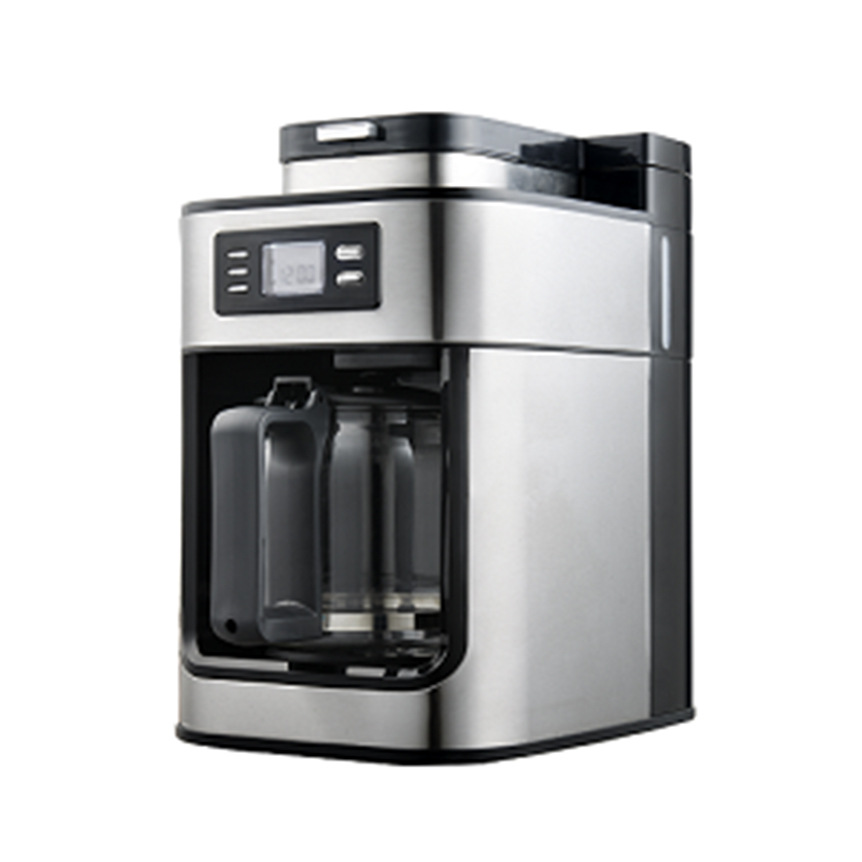 Coffelady hogar automático molinillo de granos café en polvo de café de doble uso dos en una máquina de café