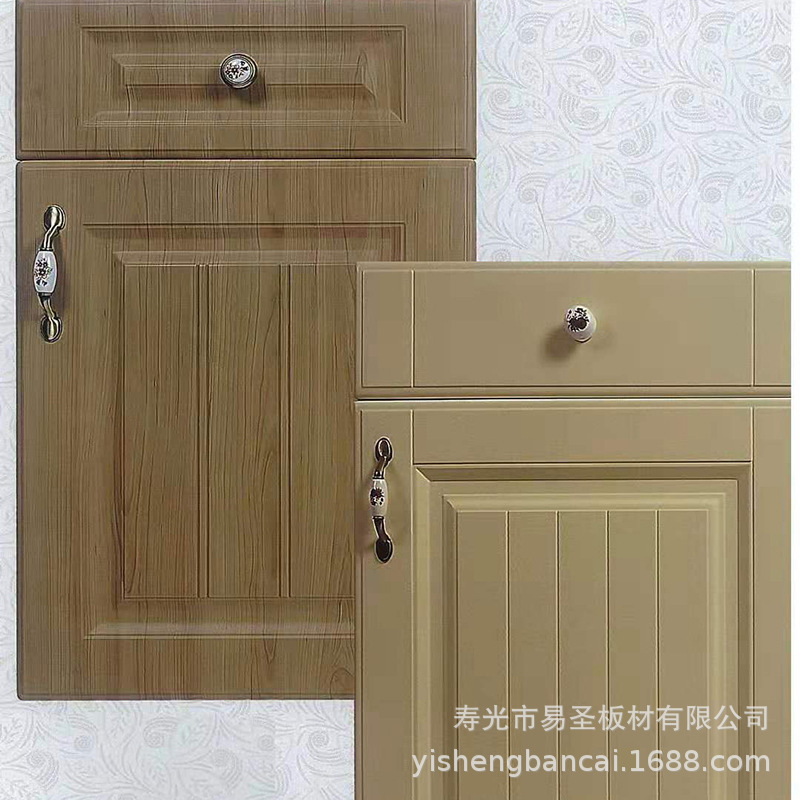 Processing Customized Shoe Cabinet Blister Cabinet Door European Solid Wood Multi-Layer Cabinet Door Balcony Molded Blister Door Panel