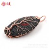 Organic golden pendant suitable for men and women for beloved, pink gold, suitable for import