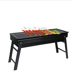 Wholesale Manufacturer Outdoor Charcoal Grill BBQ Portable Home Use Grill Camping Folding BBQ Rack Drawer Grill