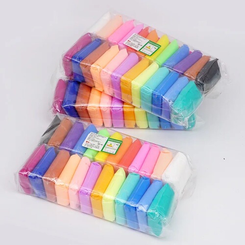 36 colors of clay, 12 colors of clay crystal mud, children's diy handmade space mud color mud set plasticine
