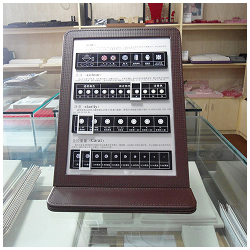 4C牌带皮套聚美专业设计 展示道具珠宝首饰包装批发 源头厂家直销