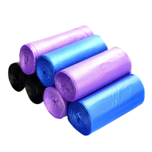 Manufacturer wholesale colorful continuous roll breakpoint easy-tear thickened garbage bags multi-specification new materials