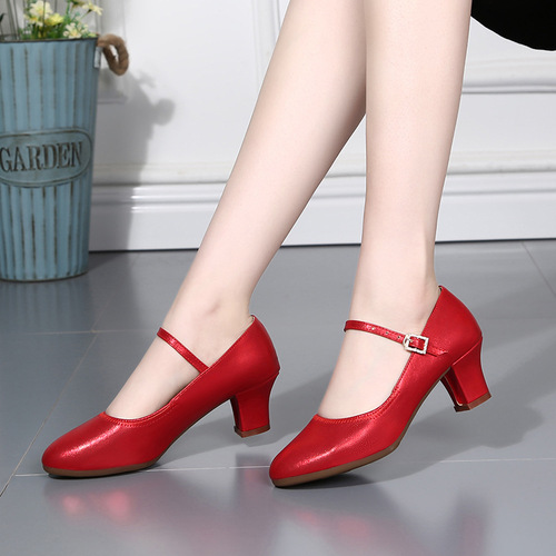 Cross-border square dance shoes new product square dance shoes women's dance shoes modern dance social performance dance shoes