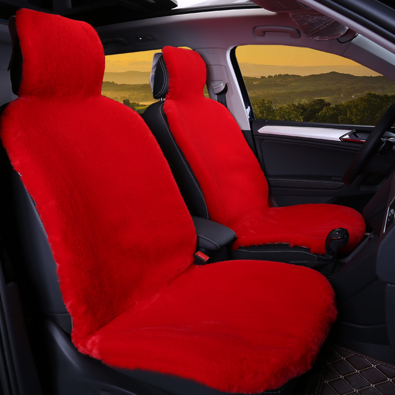Cushion Winter Front – Universal Seat cushion, seat cover - sport-red