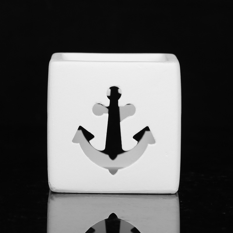 Cerámica DIY candelabro creativo acuarela infantil puzzle decoración simple hecha a mano fábrica mayorista