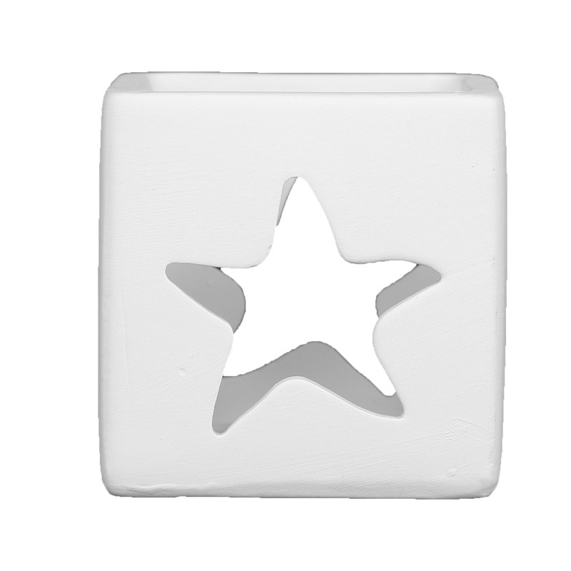 Cerámica DIY candelabro creativo acuarela infantil puzzle decoración simple hecha a mano fábrica mayorista