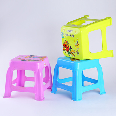 批發塑料凳 兒童創意防滑塑料凳子 兒童卡通凳 家用矮凳洗手凳