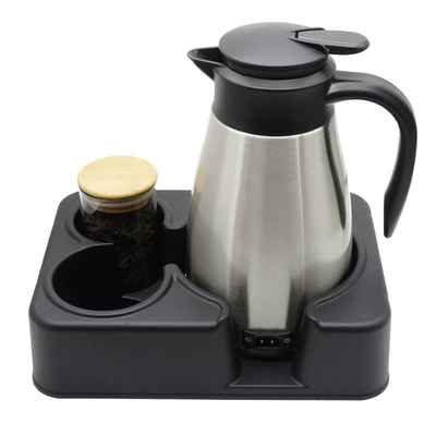 Car electric hot water pot: Car cup holder/beverage holder