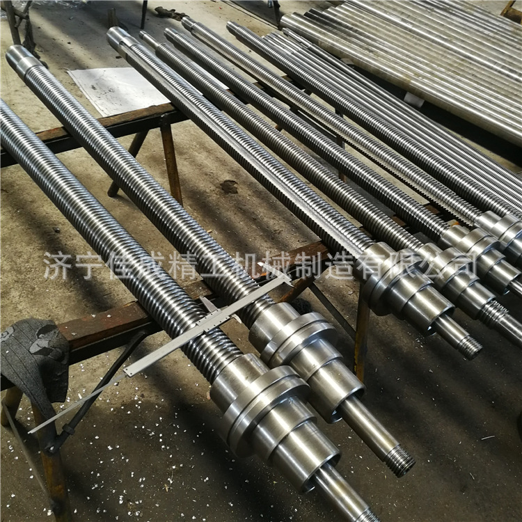 厂家直销大型梯形丝杆螺母副加工梯形丝杠正反牙大螺距T形方牙