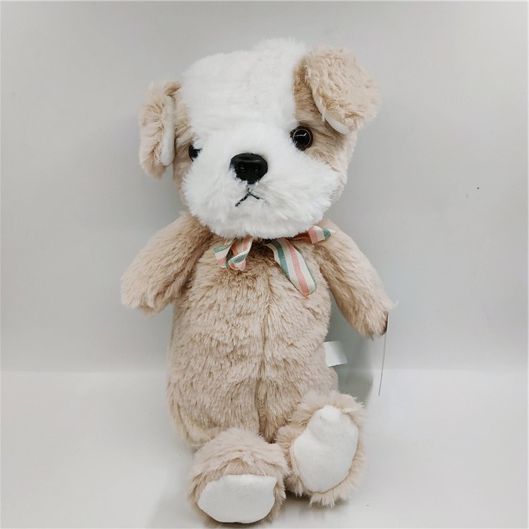 Perro de peluche púrpura