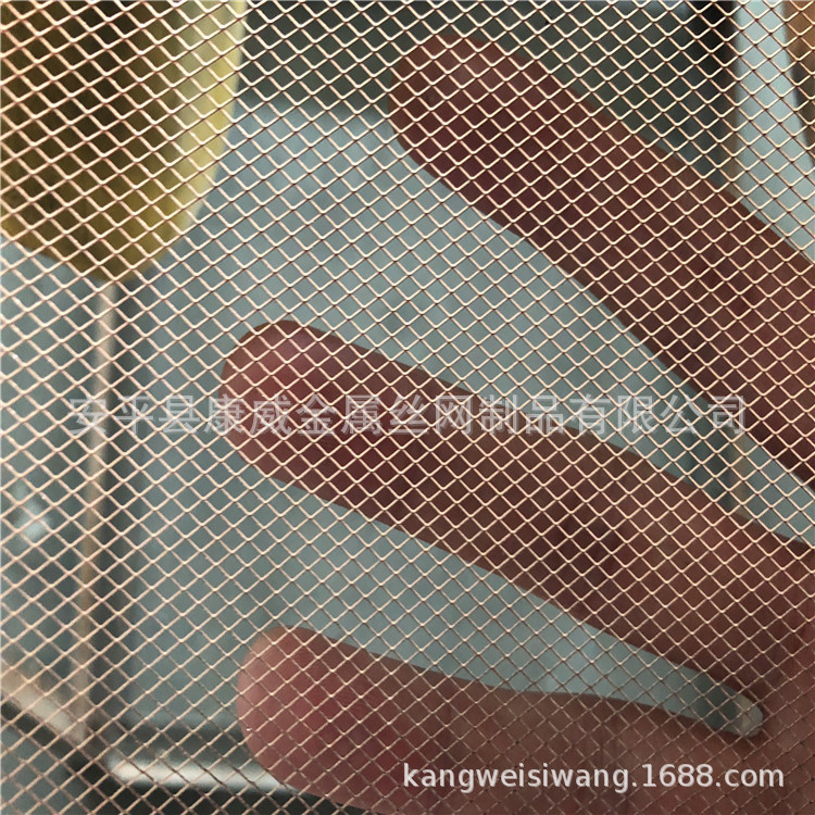 铜网 黄铜板冲网 2*4mm菱形孔 锌空电池用紫铜斜拉网电极集流体网