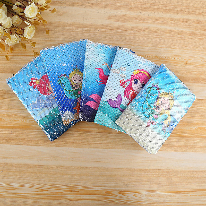 Specializing in the production of sequins A5 notepad creative flip color notebook fashion hand-written diary