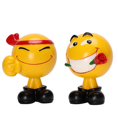 Car ornaments | expression bag cute cartoon car