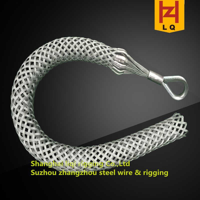 丽奇索具厂家供应重型牵引网套 拉线网套 电力施工专用放线网套