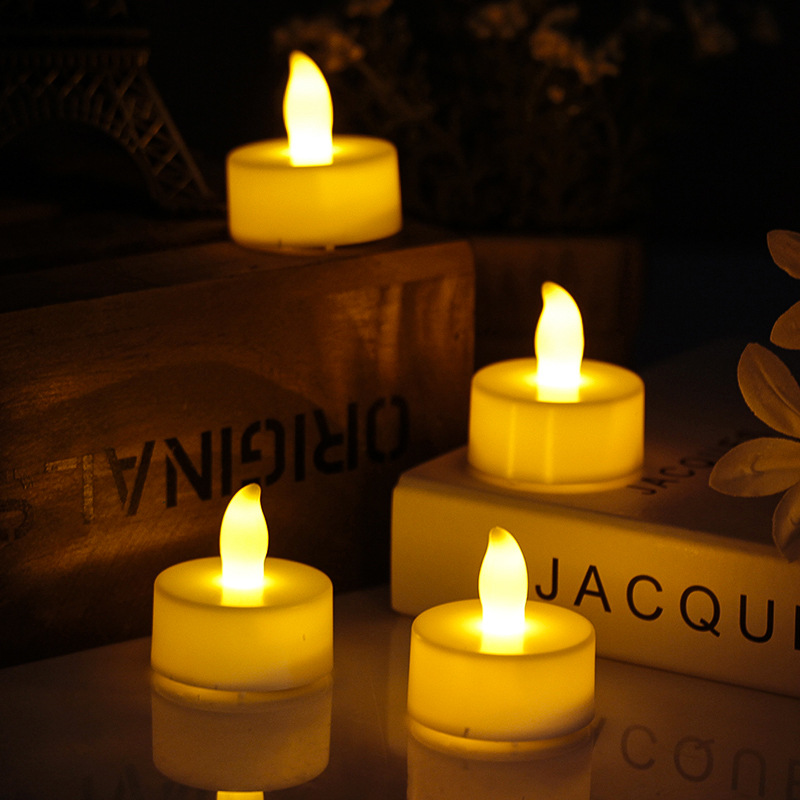 起爆シミュレーションled電子ろうそく2032誕生日ろうそくクリスマス結婚祝い工芸プラスチックろうそく卸売り