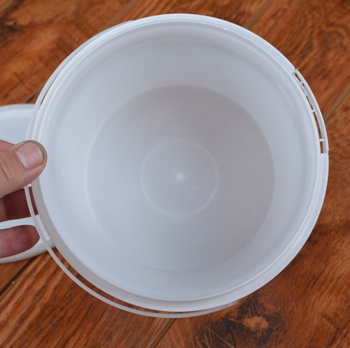 Transparent packaged lobster plastic sealed small bucket 2 3 4 5 KG kg L liter with lid ink adjustment car bucket