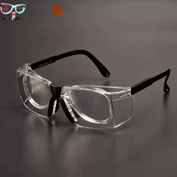 Spot industrial glasses comprehensive protective glasses splash goggles can be equipped with myopia frame adult