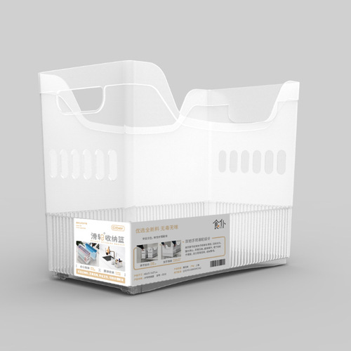 Plastic kitchen storage boxes wholesale office folders transparent storage boxes with handles wheel storage baskets wholesale