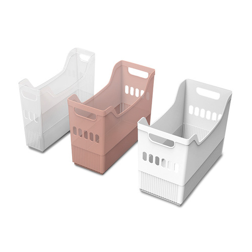 Plastic kitchen storage boxes wholesale office folders transparent storage boxes with handles wheel storage baskets wholesale